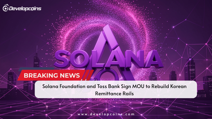 Solana Foundation and Toss Bank Sign MOU to Rebuild Korean Remittance Rails