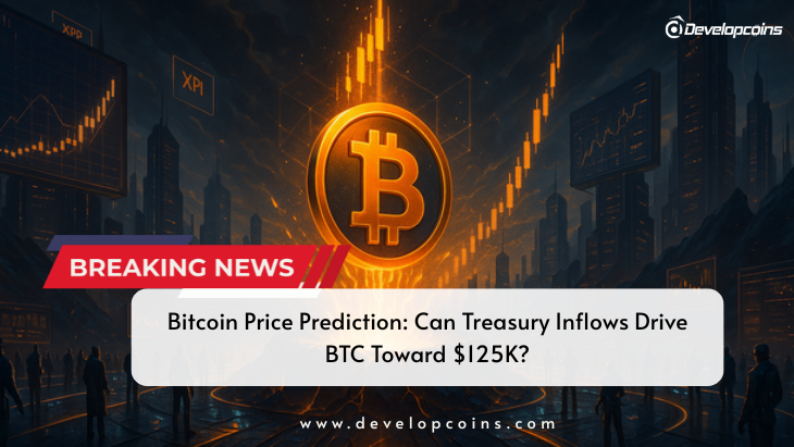 Bitcoin Price Prediction: Can Treasury Inflows Drive BTC Toward $125K?