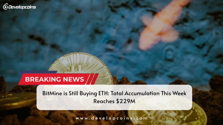 BitMine is Still Buying ETH: Total Accumulation This Week Reaches $229M
