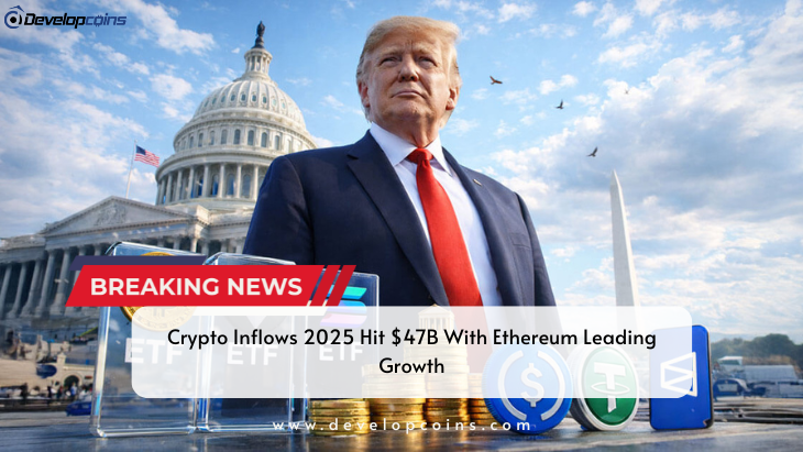 Crypto Inflows 2025 Hit $47B With Ethereum Leading Growth