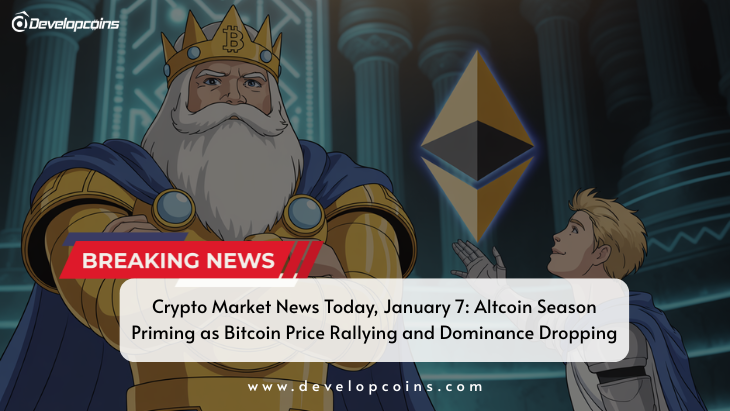 Crypto Market News Today, January 7: Altcoin Season Priming as Bitcoin Price Rallying and Dominance Dropping