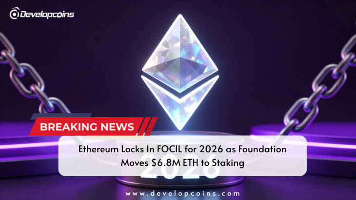 Ethereum Locks In FOCIL for 2026 as Foundation Moves $6.8M ETH to Staking