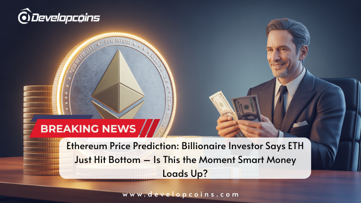 Ethereum Price Prediction: Billionaire Investor Says ETH Just Hit Bottom – Is This the Moment Smart Money Loads Up?
