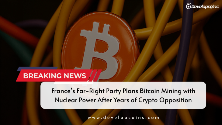 France’s Far-Right Party Plans Bitcoin Mining with Nuclear Power After Years of Crypto Opposition