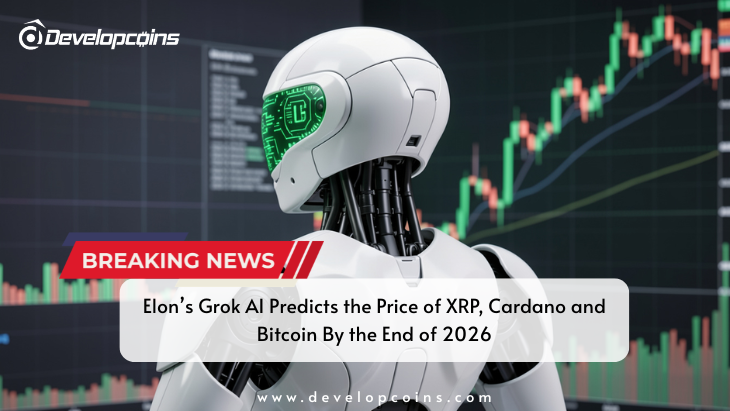 Elon’s Grok AI Predicts the Price of XRP, Cardano, and Bitcoin By the End of 2026