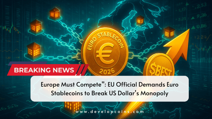 Europe Must Compete”: EU Official Demands Euro Stablecoins to Break US Dollar’s Monopoly