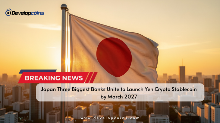 Japan Three Biggest Banks Unite to Launch Yen Crypto Stablecoin by March 2027