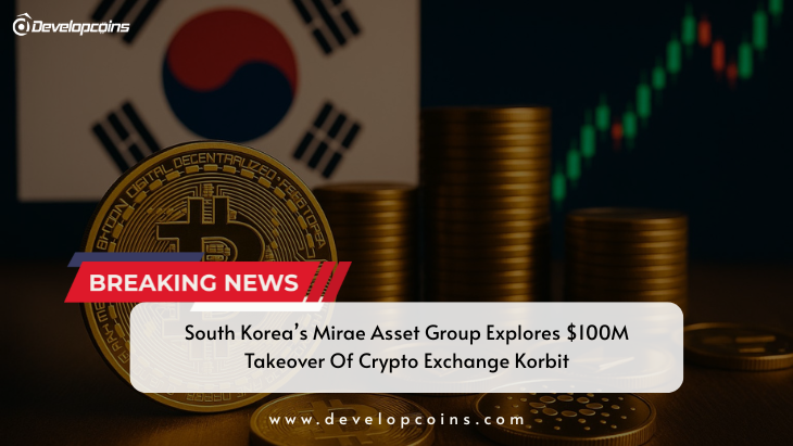 South Korea’s Mirae Asset Group Explores $100M Takeover Of Crypto Exchange Korbit