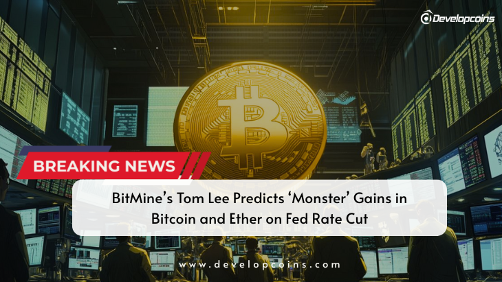 BitMine’s Tom Lee Predicts ‘Monster’ Gains in Bitcoin and Ether on Fed Rate Cut