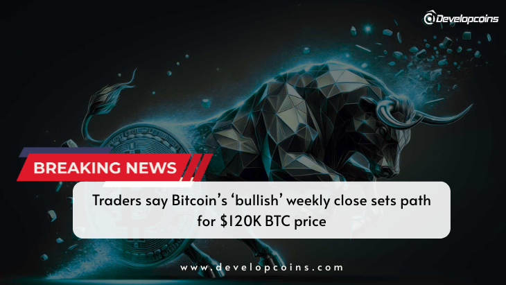 Traders say Bitcoin’s ‘bullish’ weekly close sets path for $120K BTC price