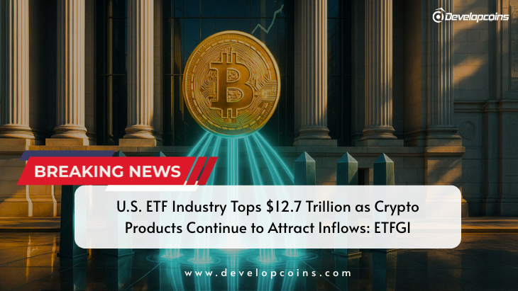 U.S. ETF Industry Tops $12.7 Trillion as Crypto Products Continue to Attract Inflows: ETFGI