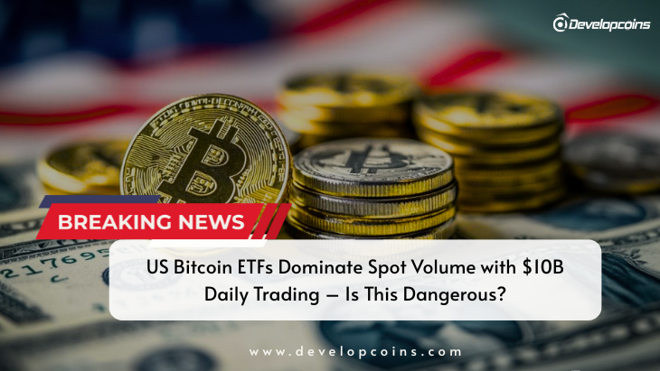 US Bitcoin ETFs Dominate Spot Volume with $10B Daily Trading – Is This Dangerous?